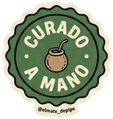 Sticker Curado a mano