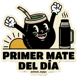 Sticker Primer mate del día